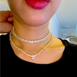 Melinda Maria she’s so fine diamond choker necklace